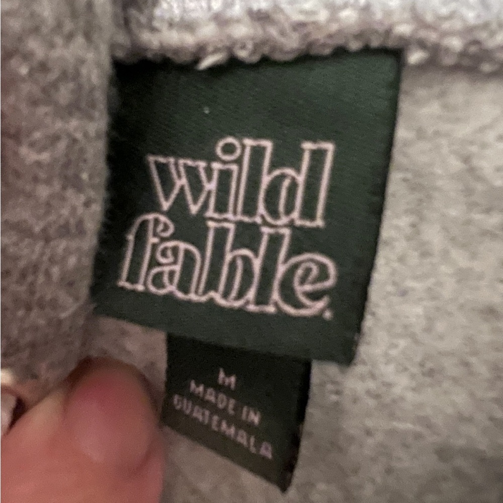 Grey cropped hoodie - Picture 9 of 9